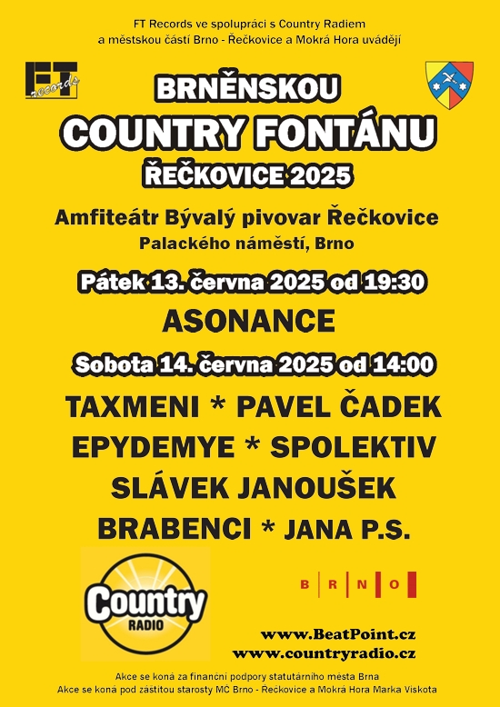 14.6.25 COUNTRY FONTÁNA BRNO