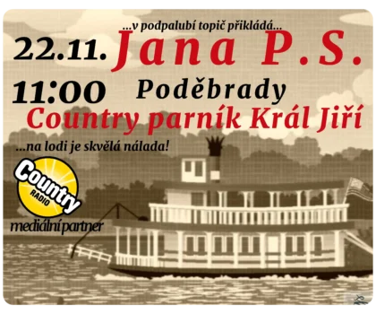 22.11. Country parník Poděbrady